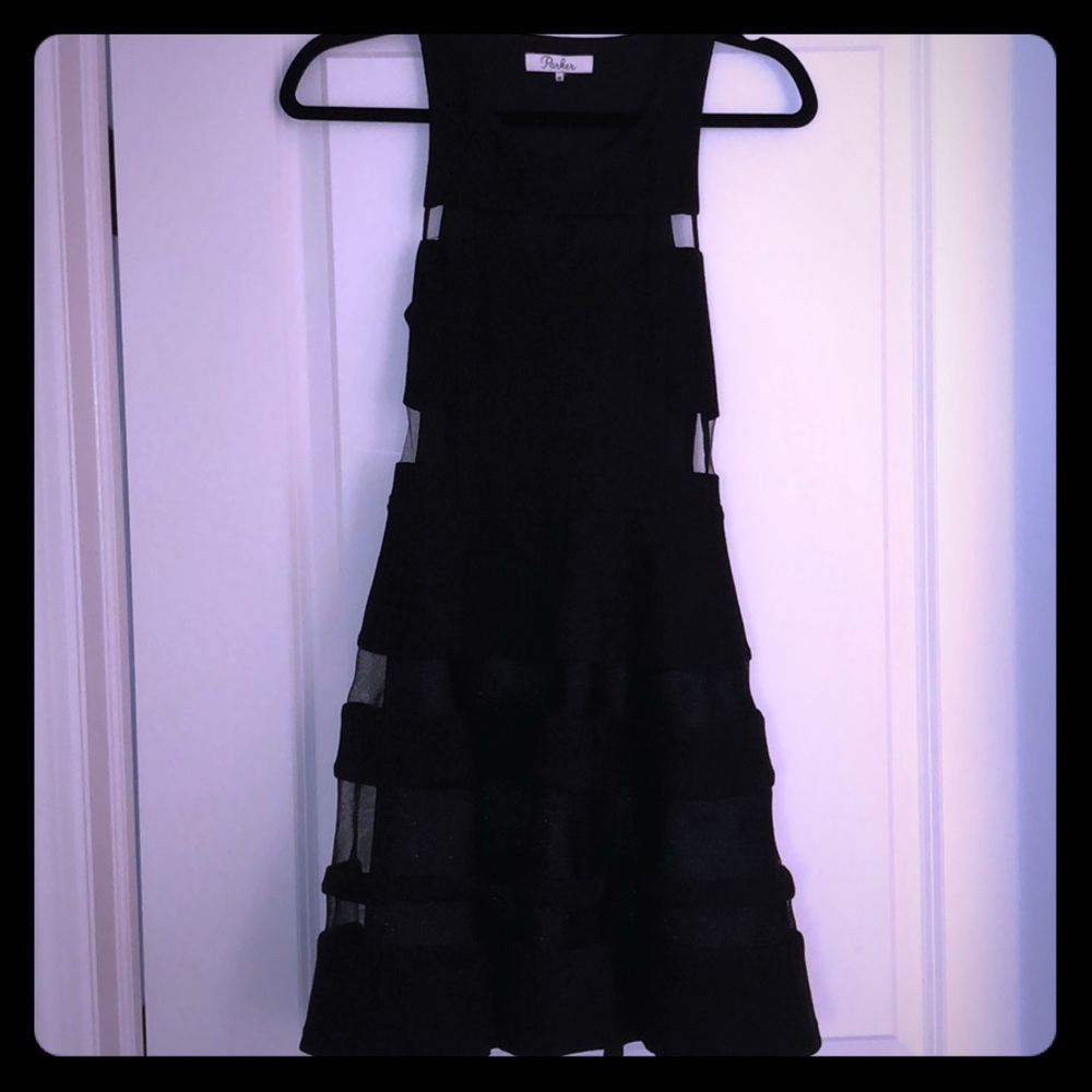 Parker Black Cocktail Dress